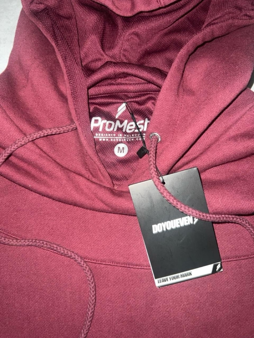 DOYOUEVEN Maroon Pullover Hoodie - Picture 2 of 6